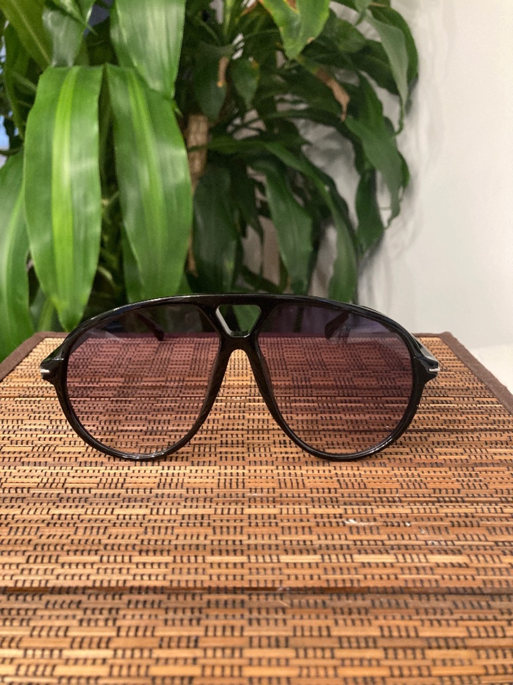 Oversized Aviator Shield Sunglasses (81022)